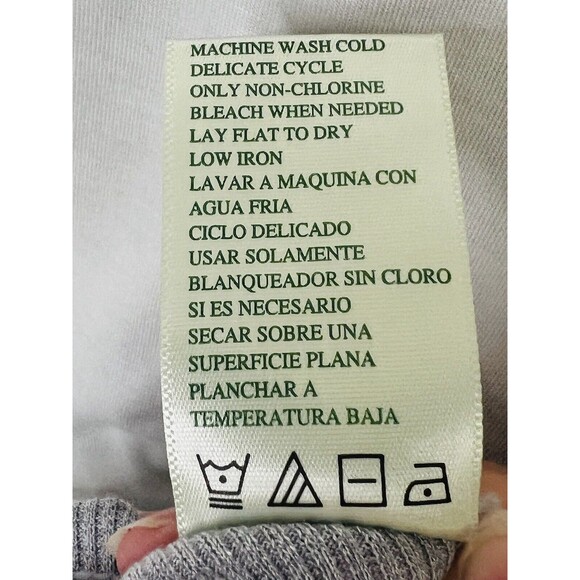 Womens Tangerine M White And Grey Layered Tank Activewear Athleisure Casual - Picture 5 of 5